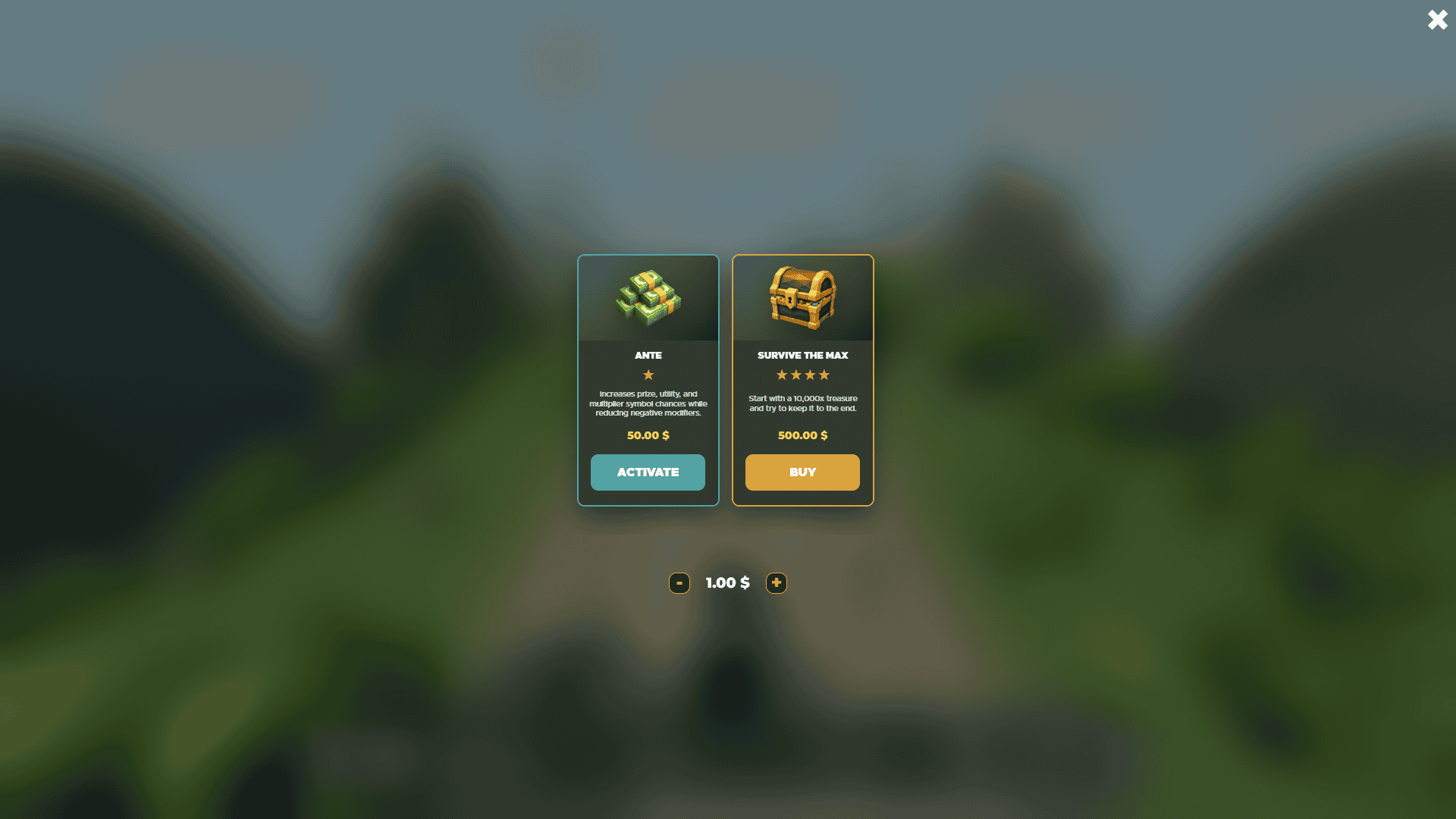 Traintech bonus buy menu