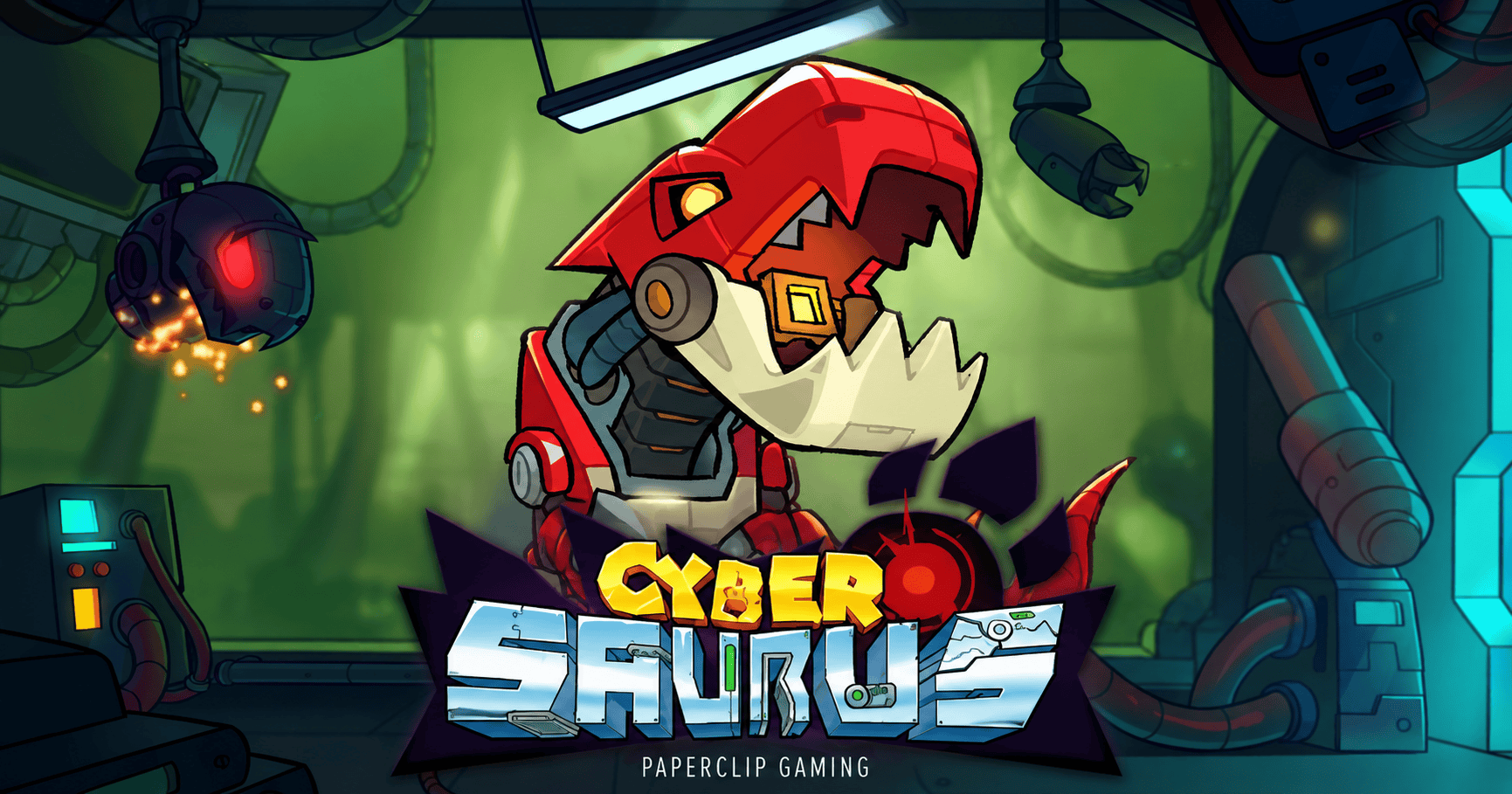 Cybersaurus Slot Demo by Paperclip Gaming slot cover image