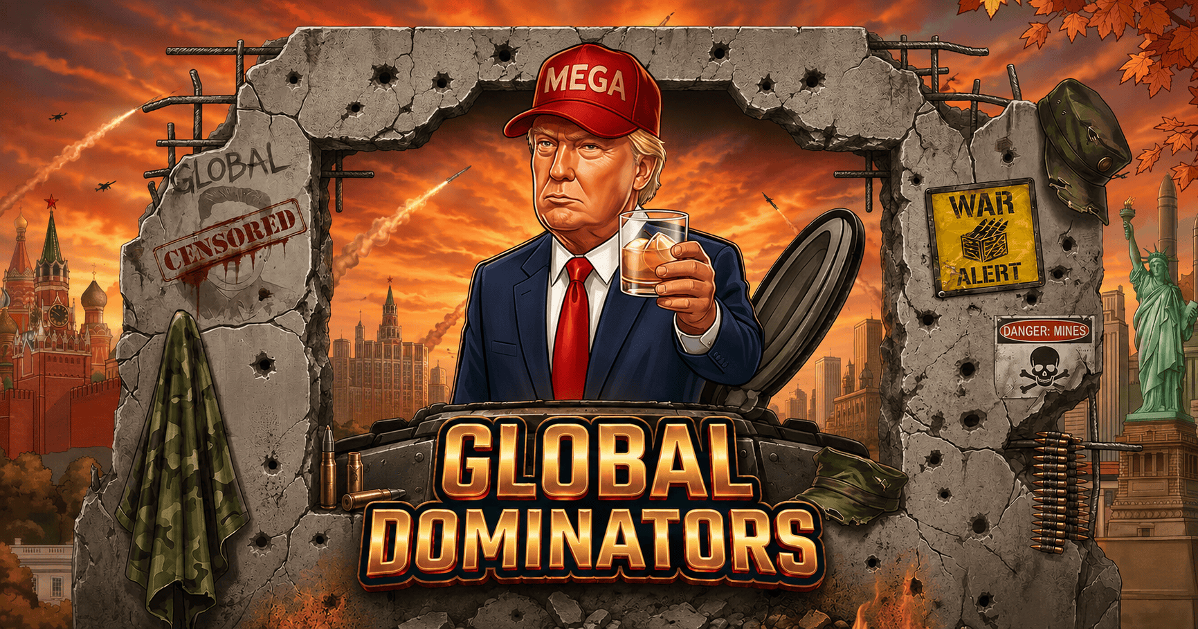 Global Dominators Slot Demo by Parowdee slot cover image