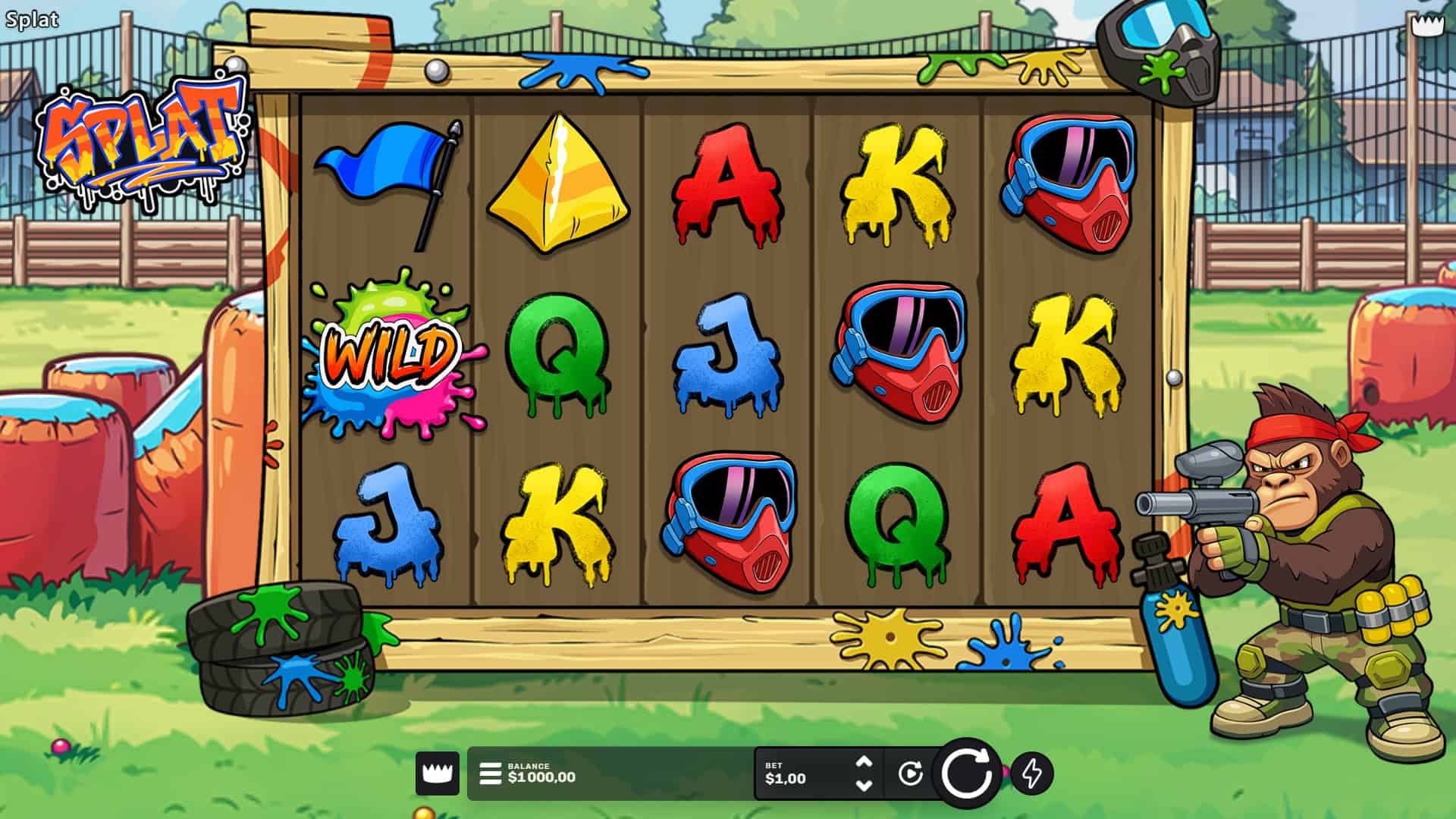 Splat slot gameplay reels