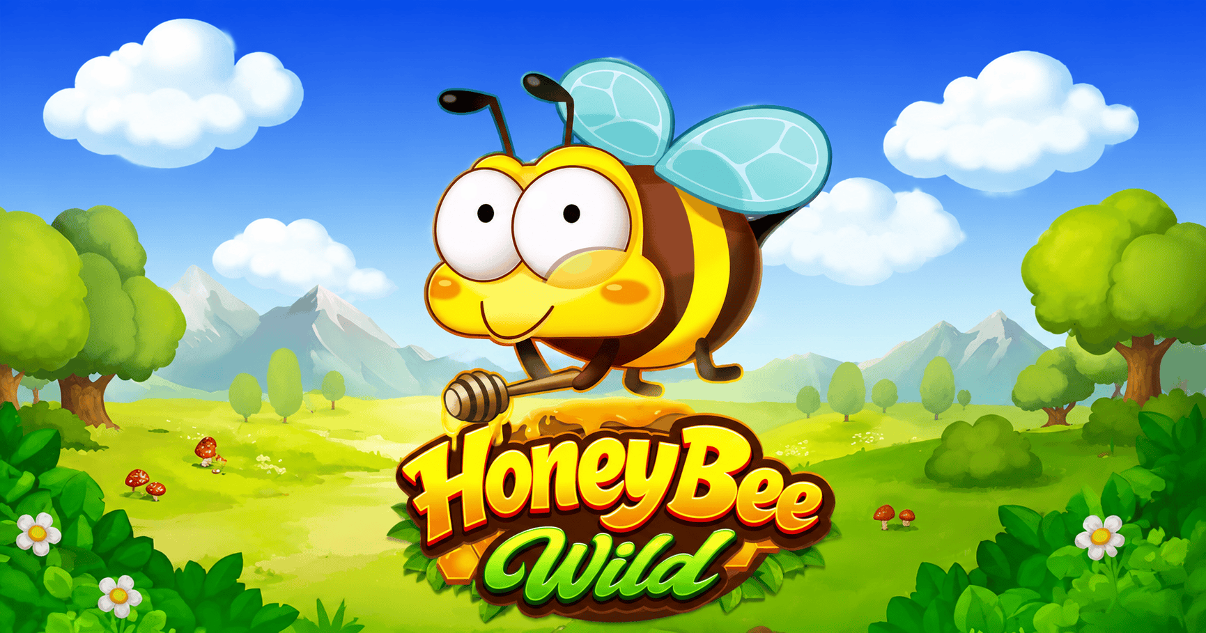 Honey Bee Wild Cluster Pays Slot Demo by Pebble Games slot cover image