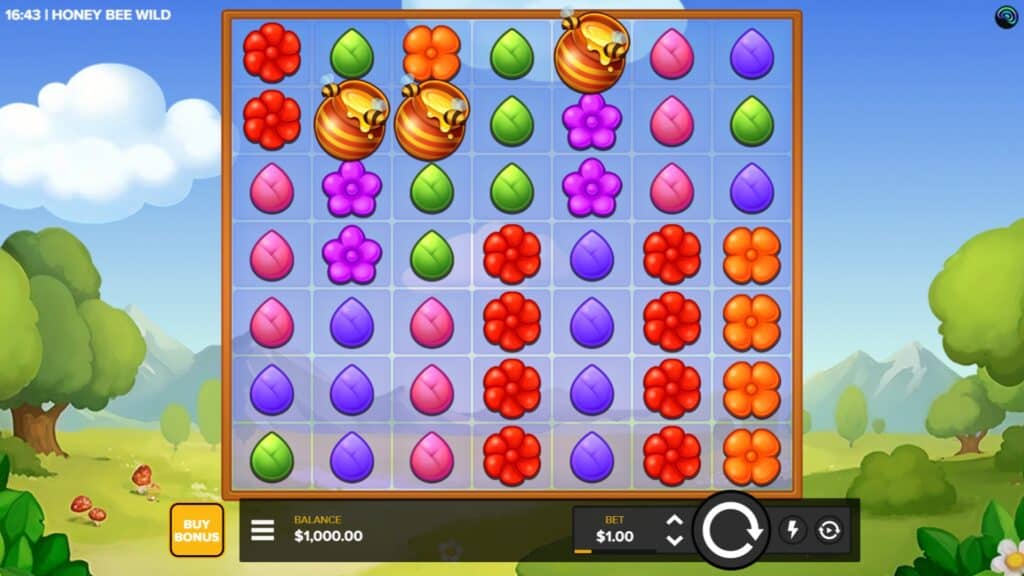 Pebblegames honey bee wild slot game preview