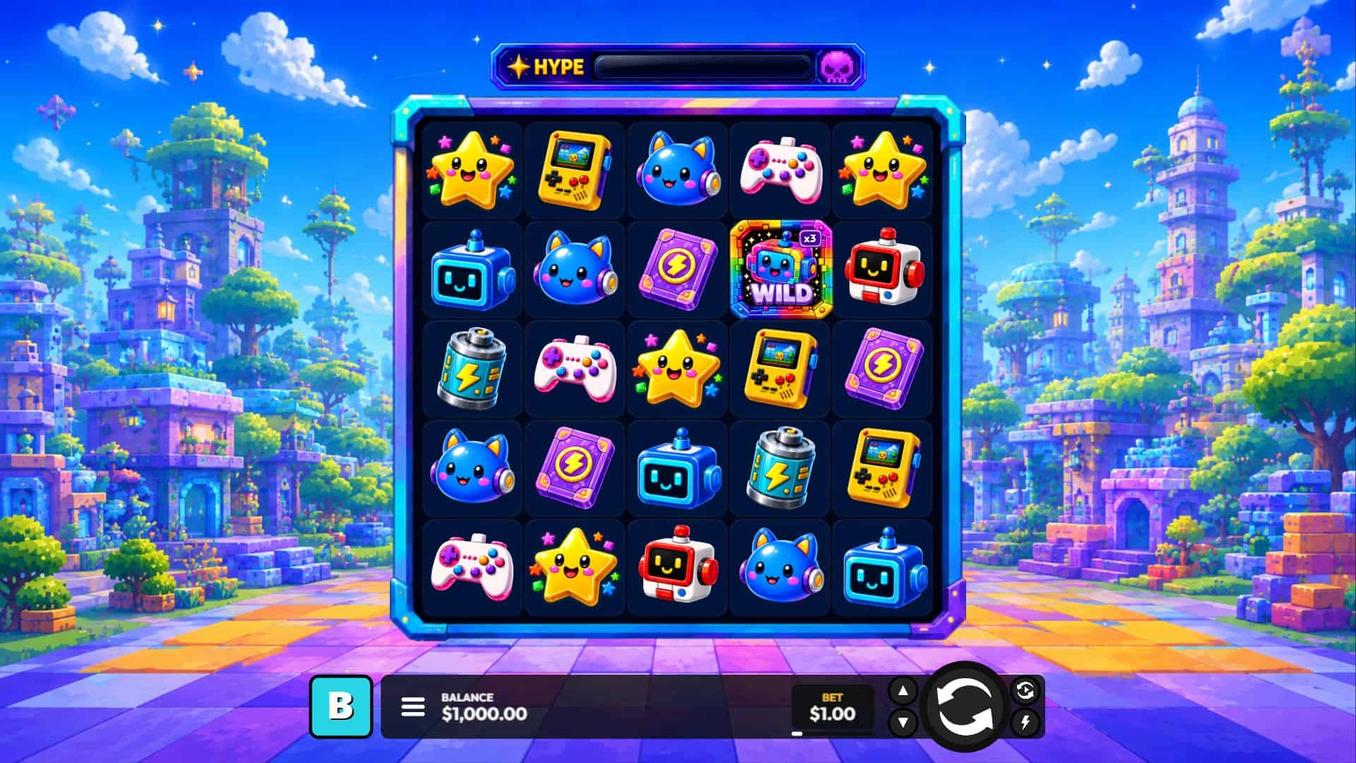 Pixi Drive slot gameplay reels