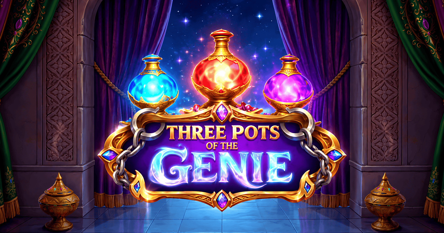 Three Pots of The Genie Slot Demo by Play’n GO slot cover image