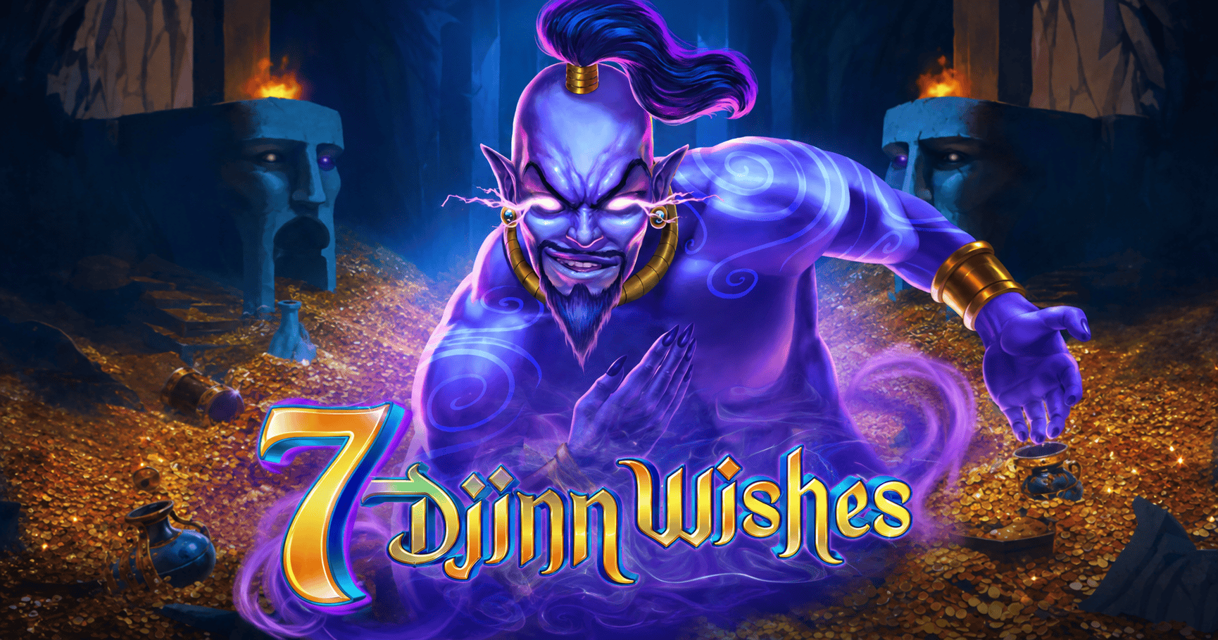 7 Djinn Wishes Slot Demo by Playnetic slot cover image