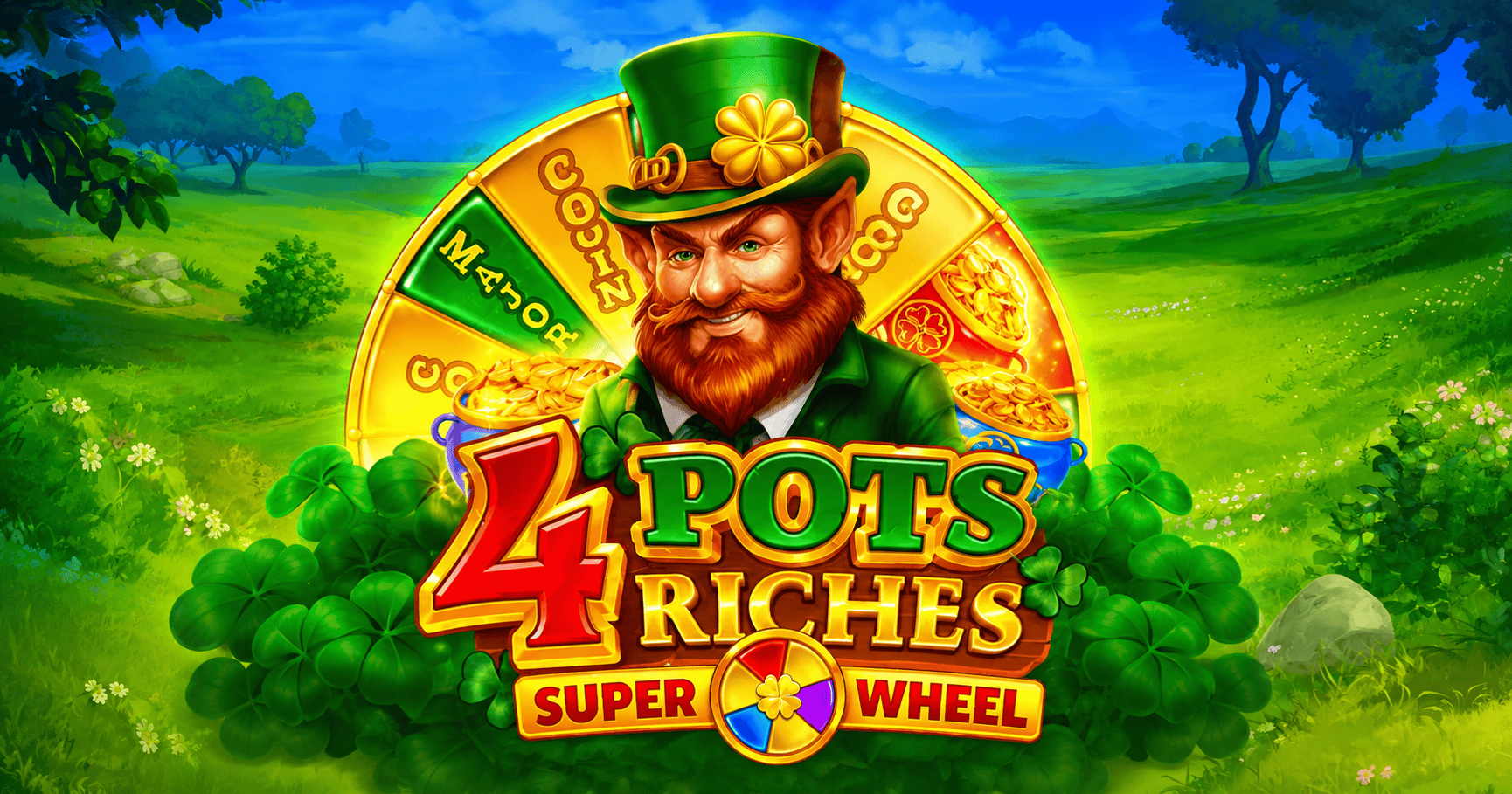 4 Pots Riches Super Wheel Slot Demo by Playson slot cover image