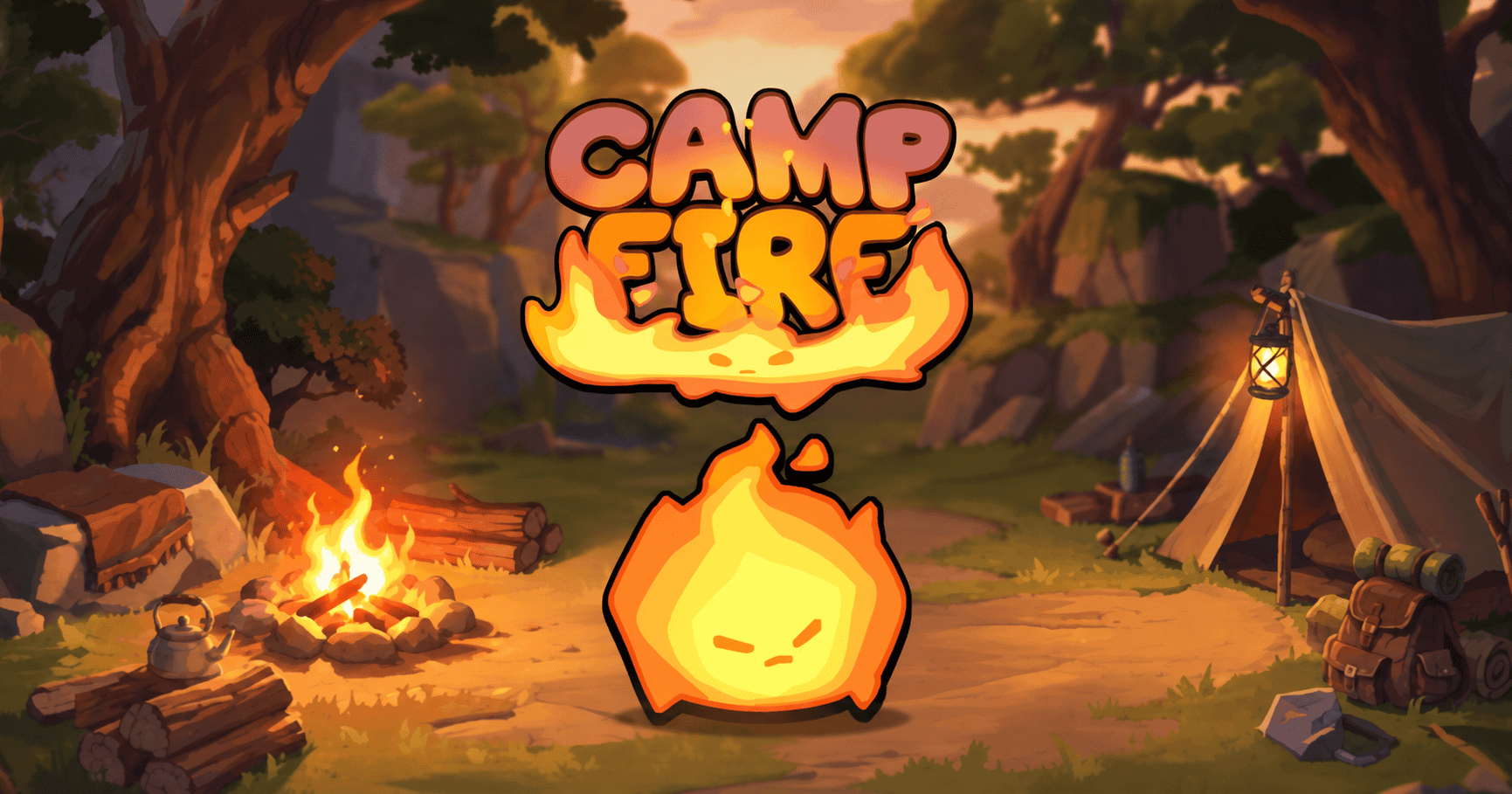 Campfire Slot Demo by Pocket Play slot cover image