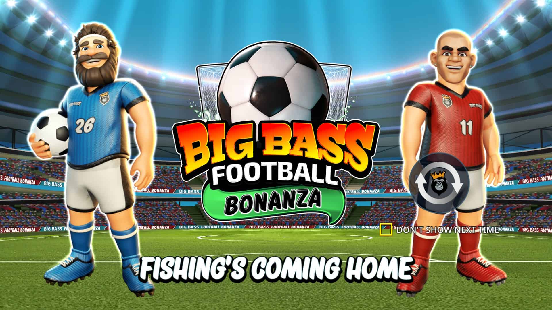 Big Bass Football Bonanza slot intro screen