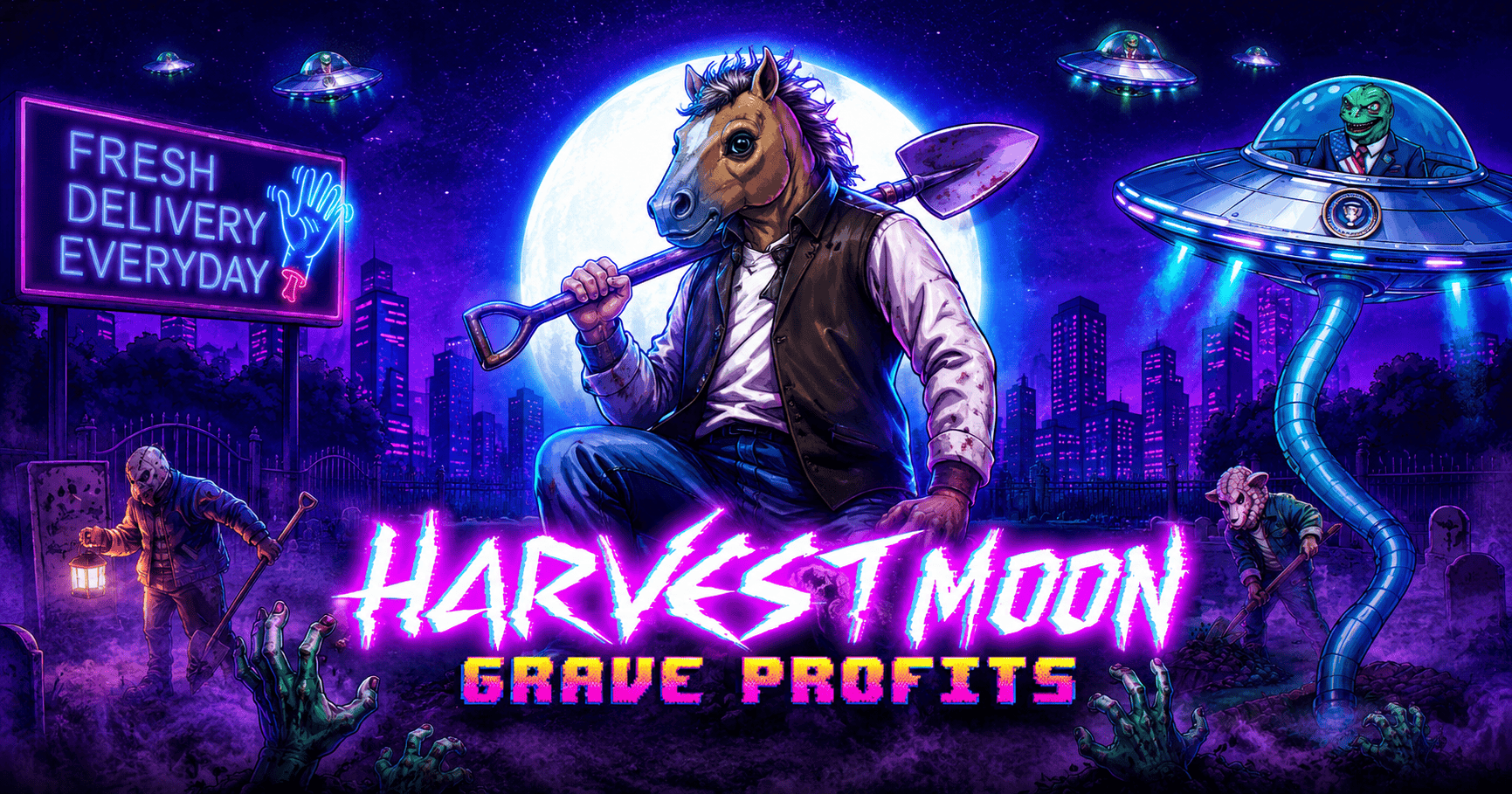 Harvest Moon Grave Profits Slot Demo by Pragmatic Play slot cover image