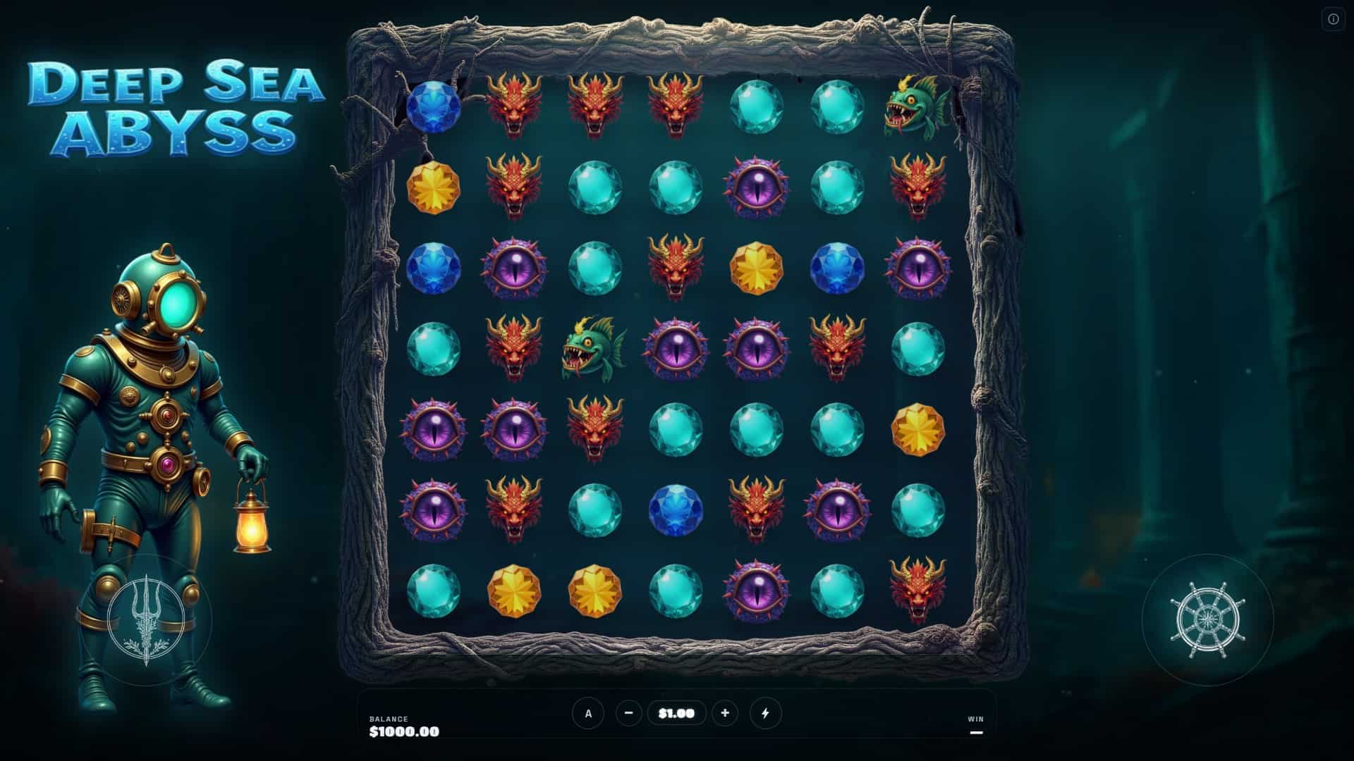 Deep Sea Abyss slot gameplay reels