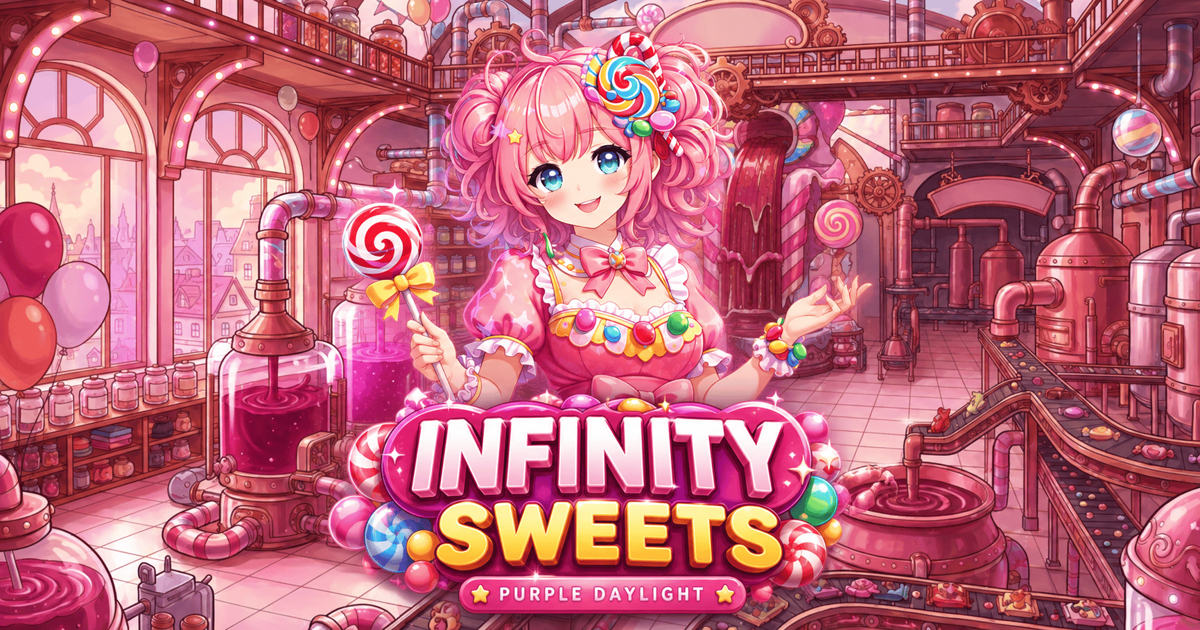 Infinity Sweets Slot Demo by Purple Daylight slot cover image