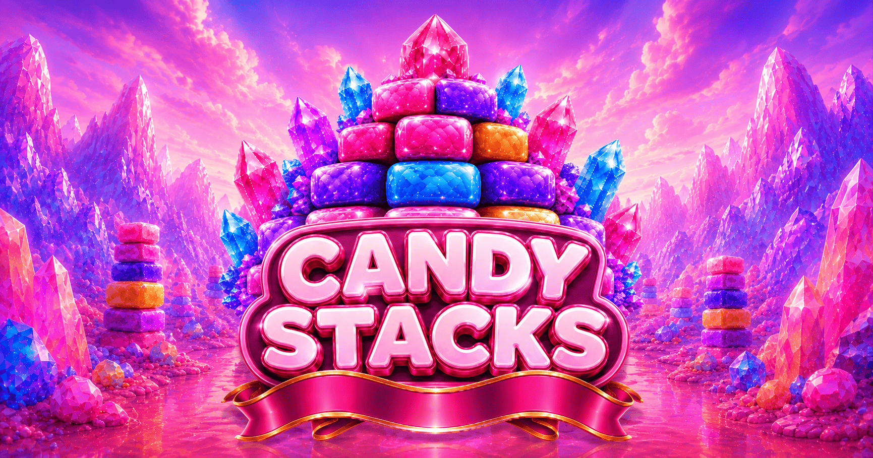CandyStacks Slot Demo by Quantumspin slot cover image
