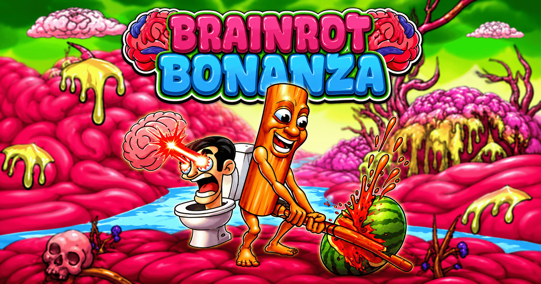 Brainrot Bonanza Slot Demo by Quickstrike slot cover image