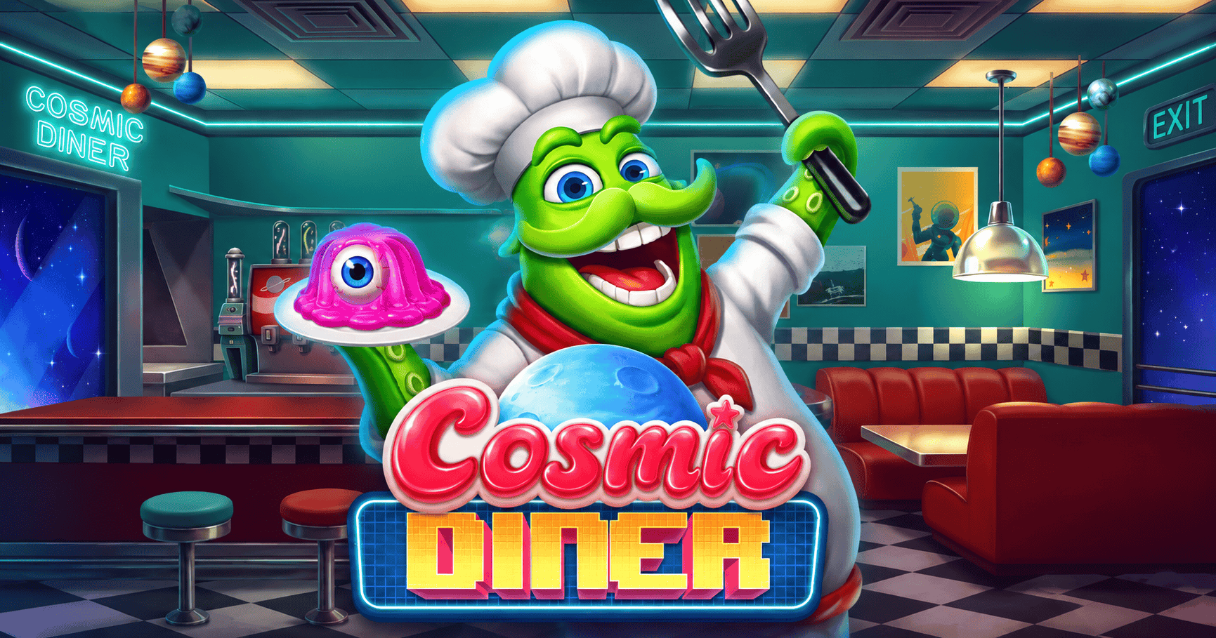 Cosmic Diner Slot Demo by Quickstrike slot cover image