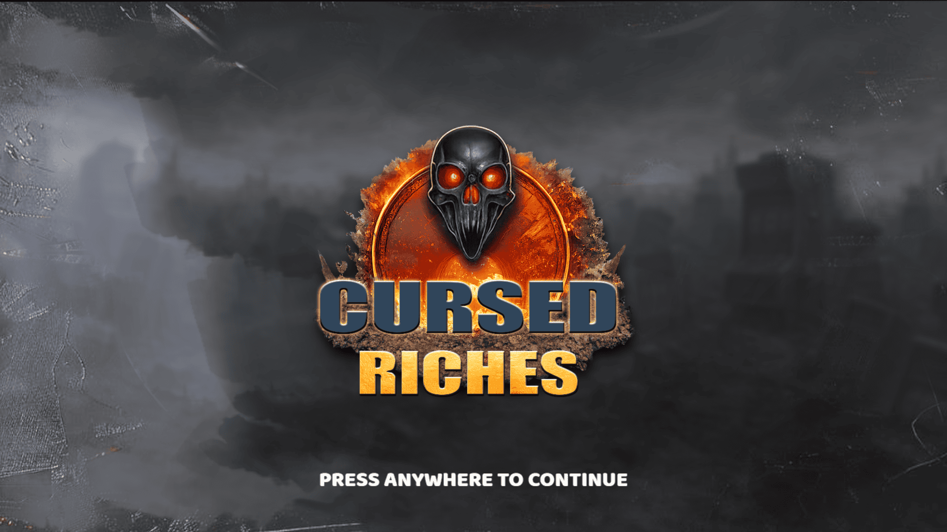 Cursed Riches slot intro screen
