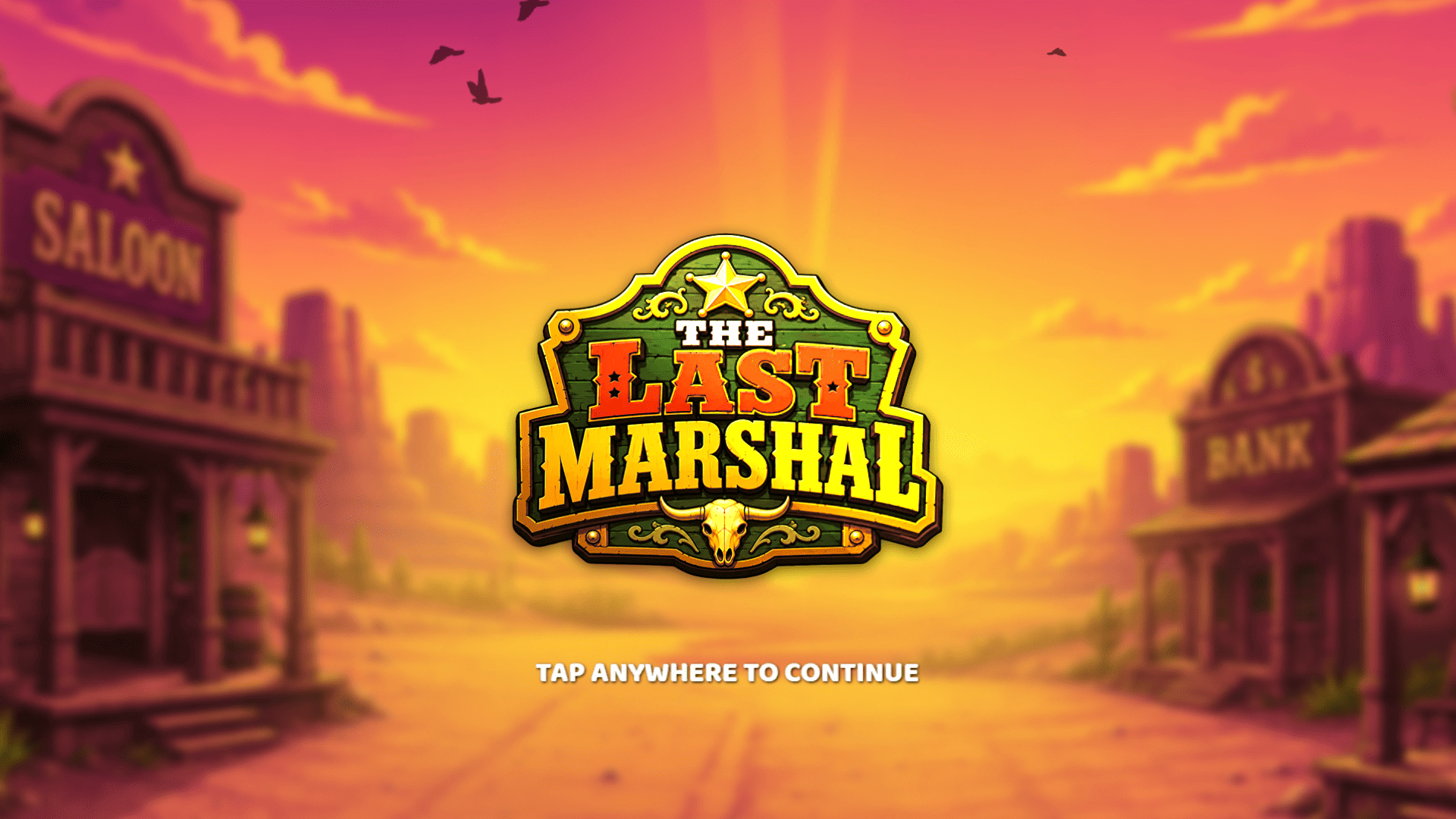 The Last Marshal slot intro screen