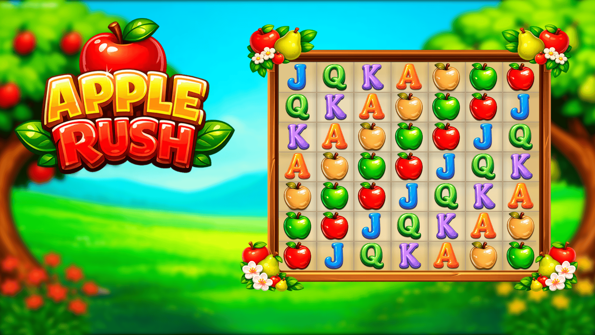 Apple Rush slot intro screen