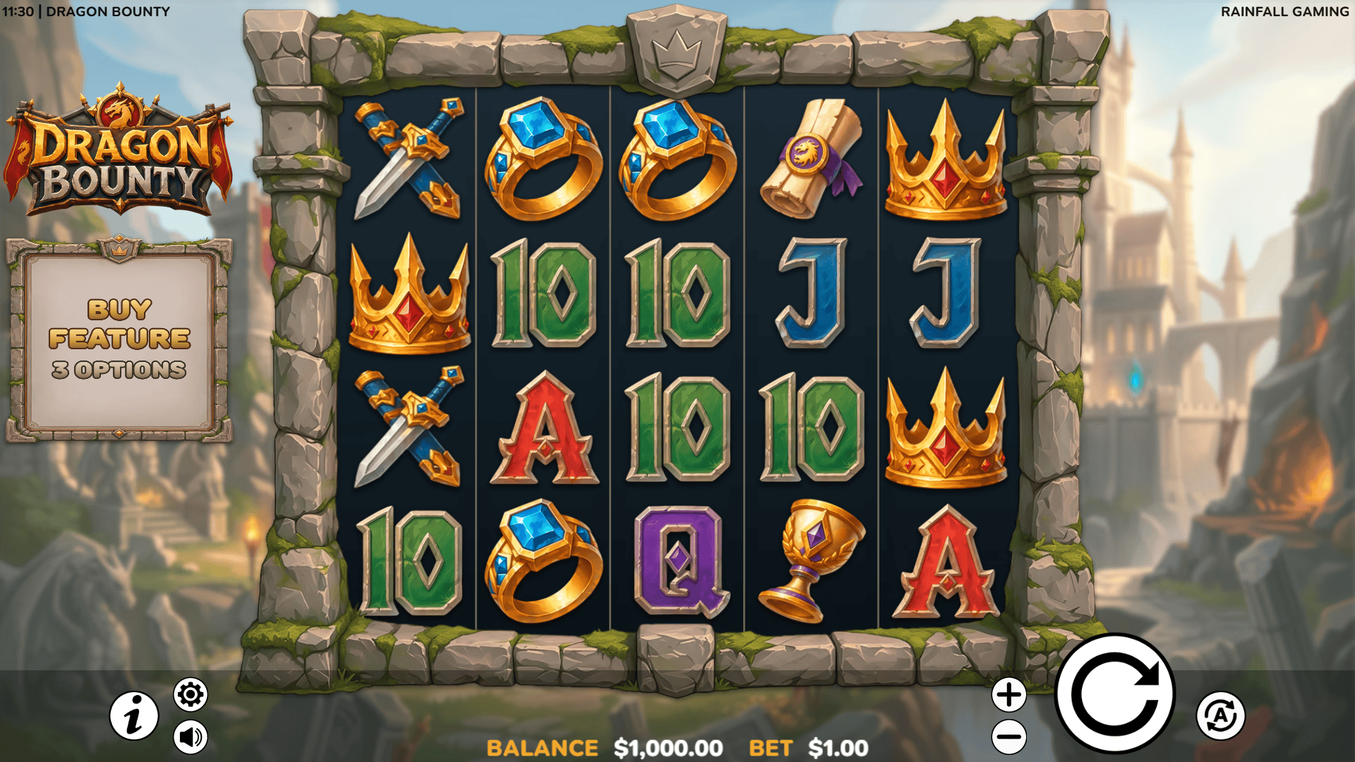Dragon Bounty slot gameplay reels