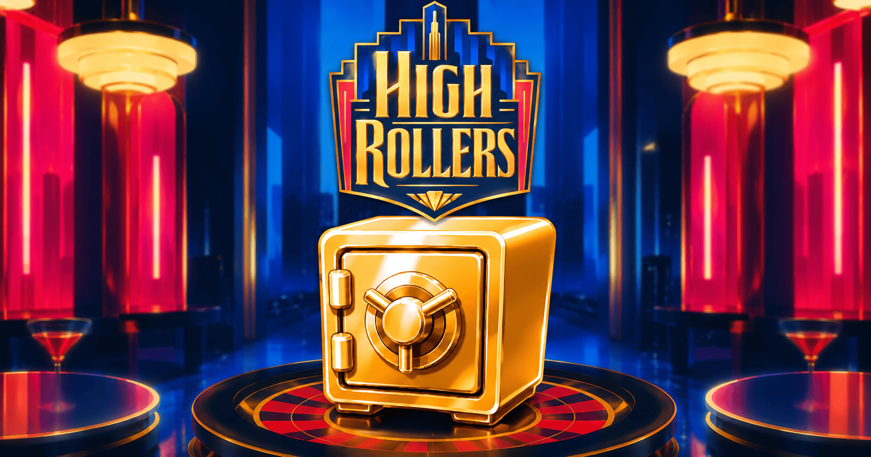 High Rollers Slot Demo by Rainfall Gaming slot cover image