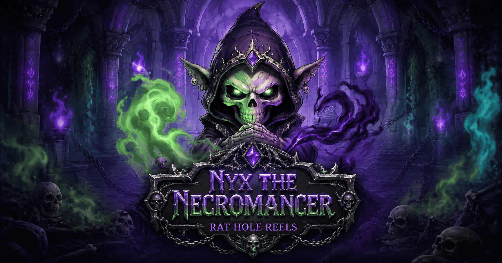 Nyx The Necromancer Slot Demo by Rat Hole Reels slot cover image