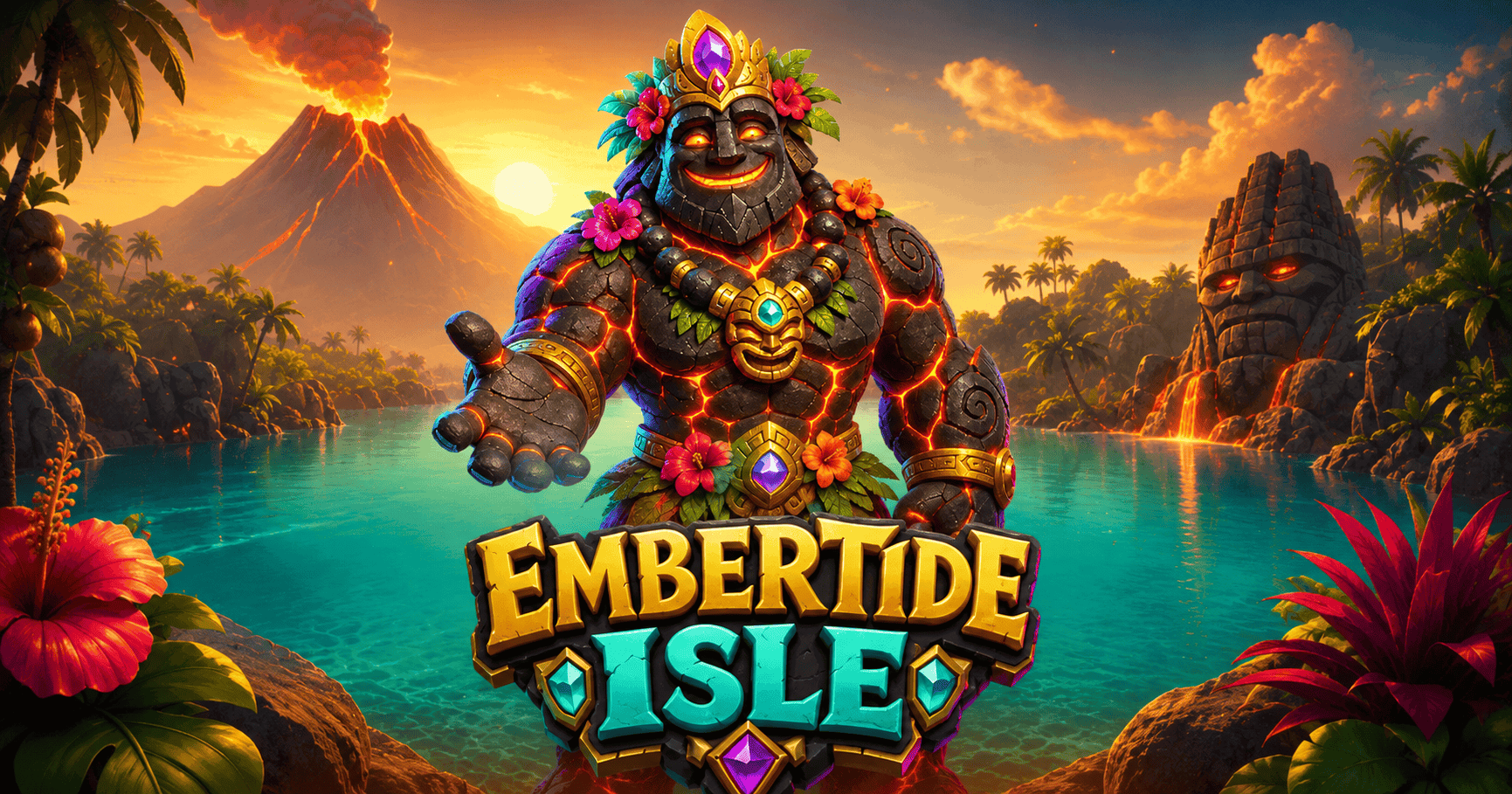 Embertide Isle Slot Demo by Reel Matrix slot cover image