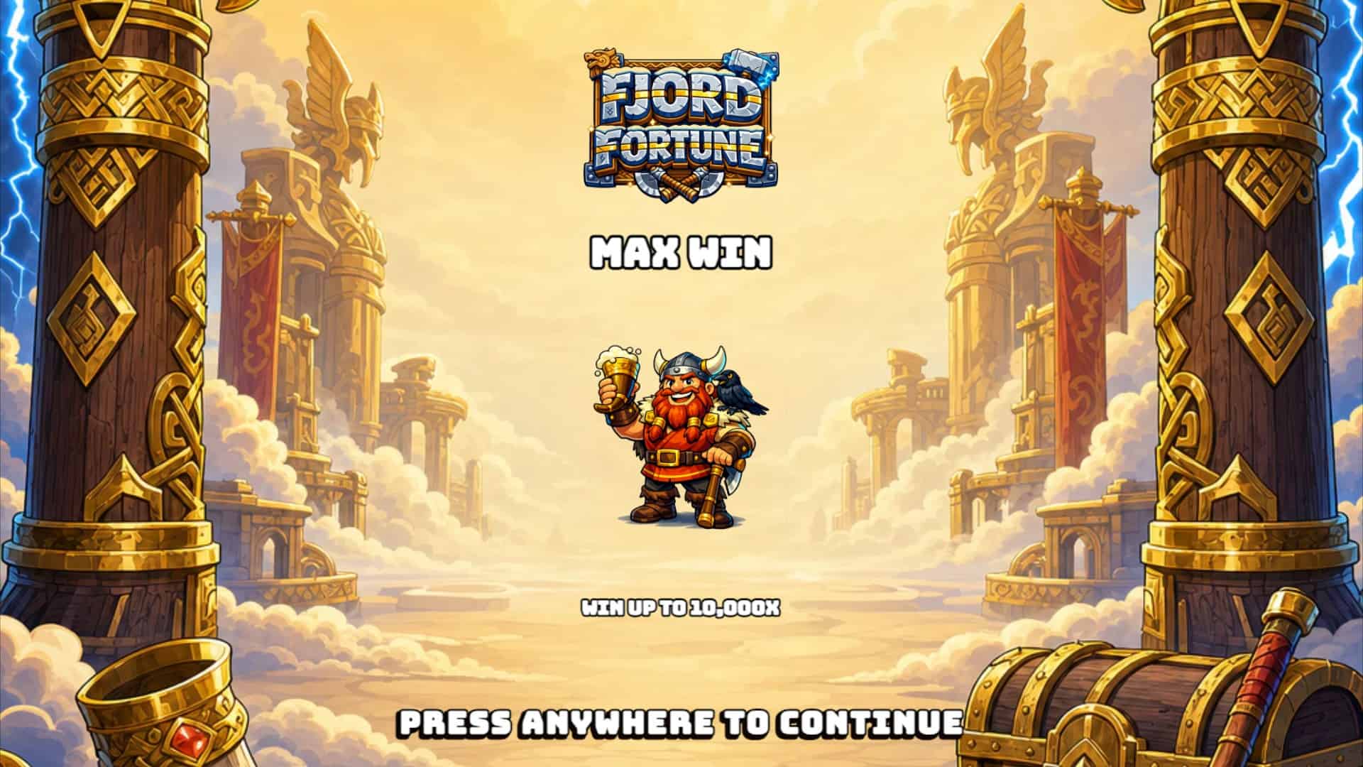 Fjord Fortune slot intro screen
