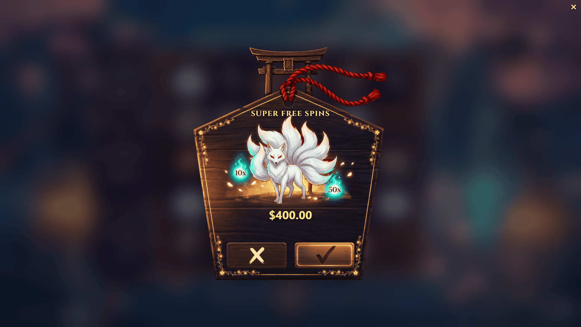 Mori no Kami bonus buy menu