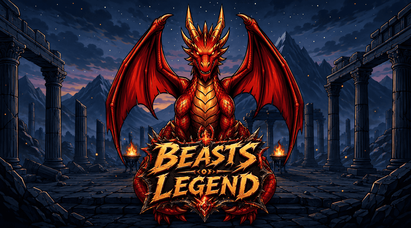 Beasts of Legend Slot Demo by Rogue Studios slot cover image
