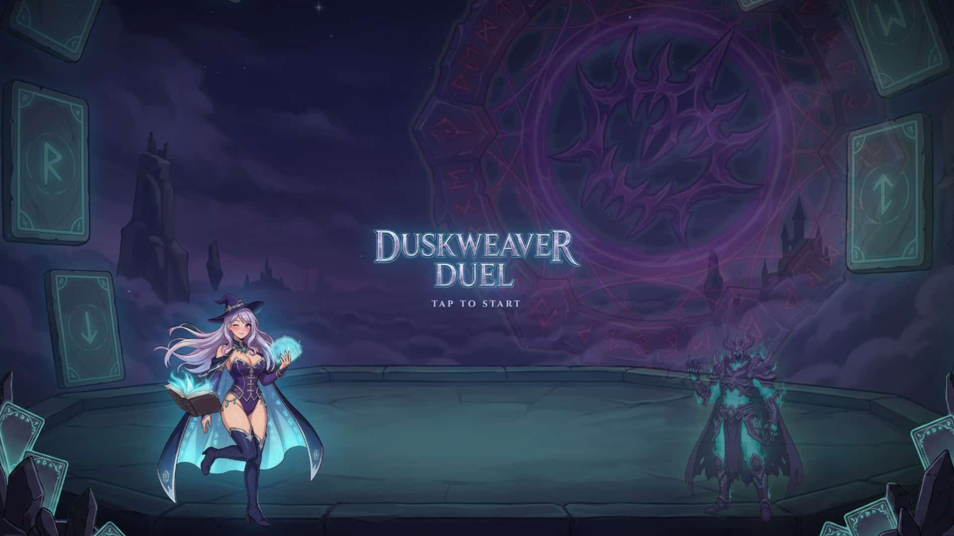 Duskweaver Duel slot intro screen