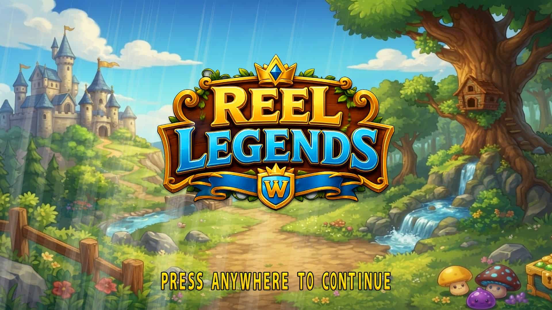 Reel Legends slot intro screen