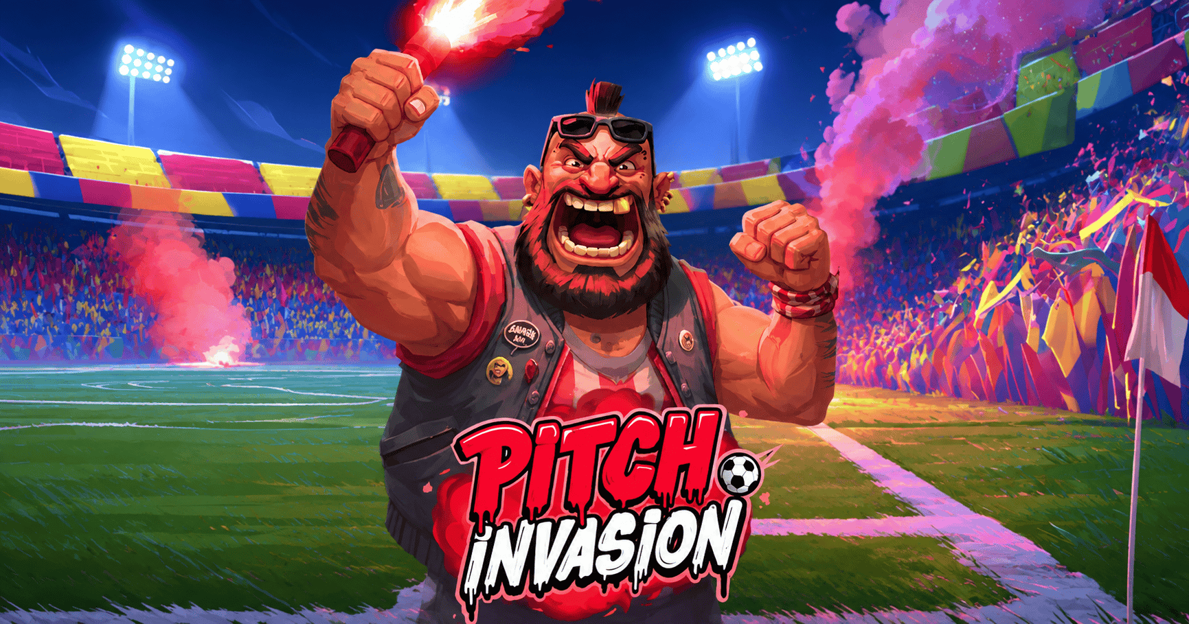 Pitch Invasion Slot Demo by Savage Gaming slot cover image