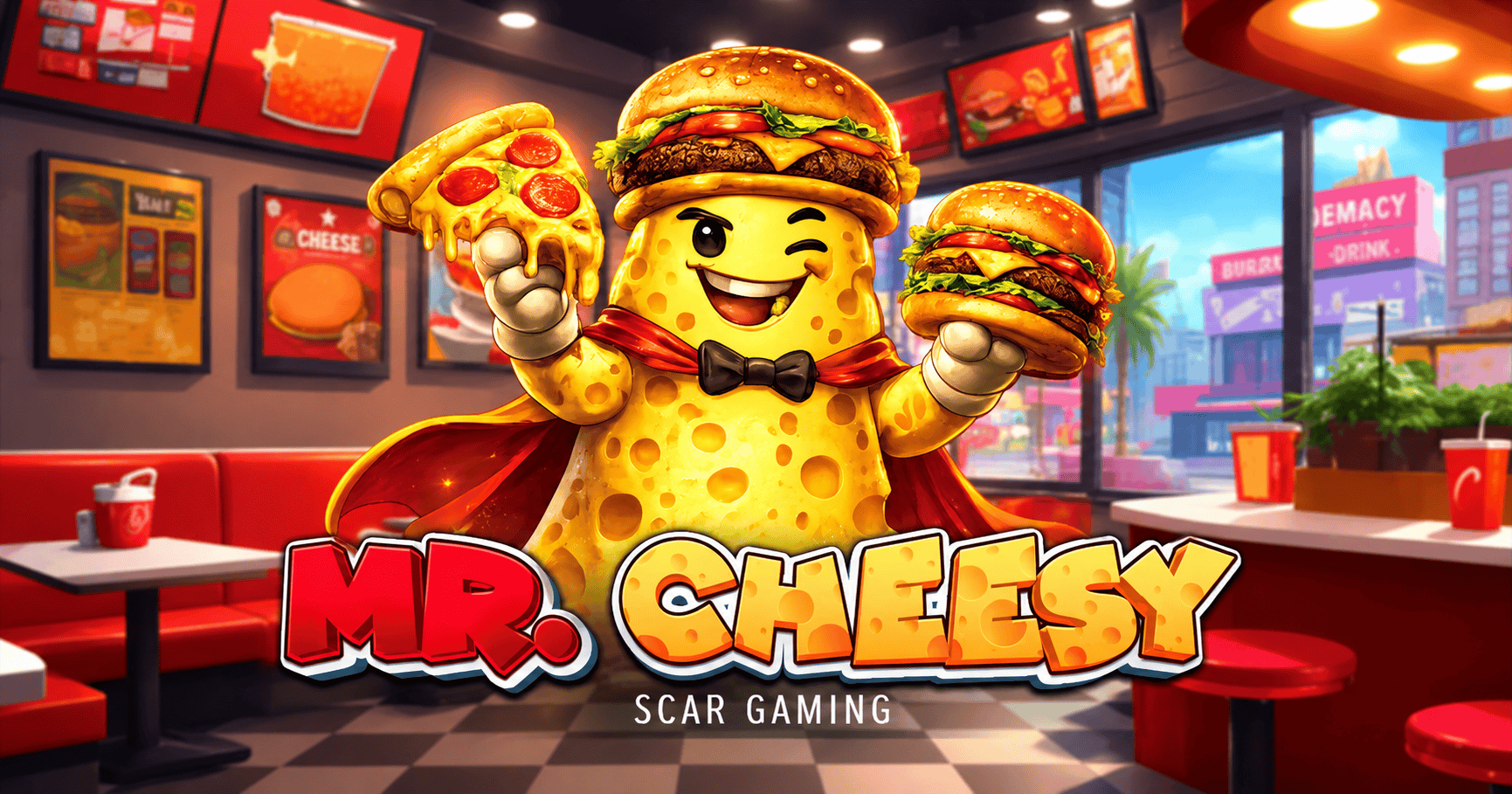 Mr Cheesy Slot Demo by Scar Gaming slot cover image