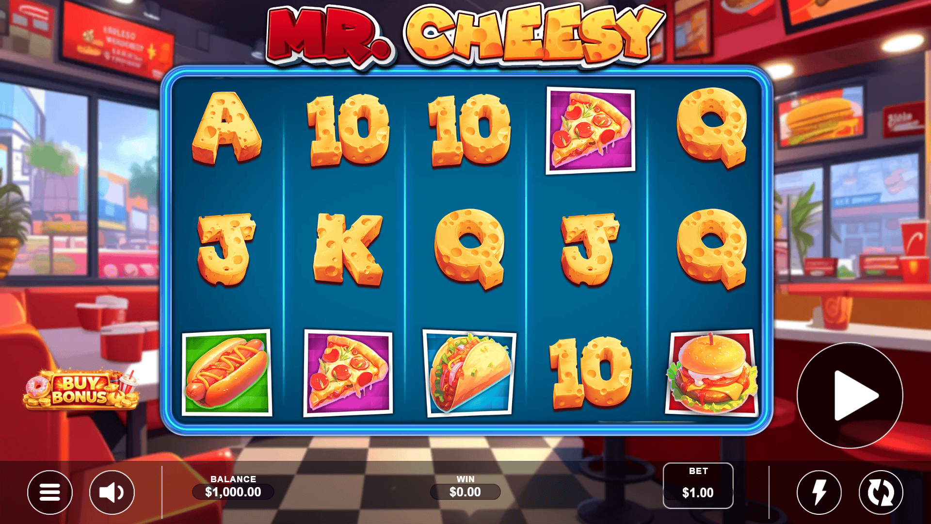Mr Cheesy slot gameplay reels