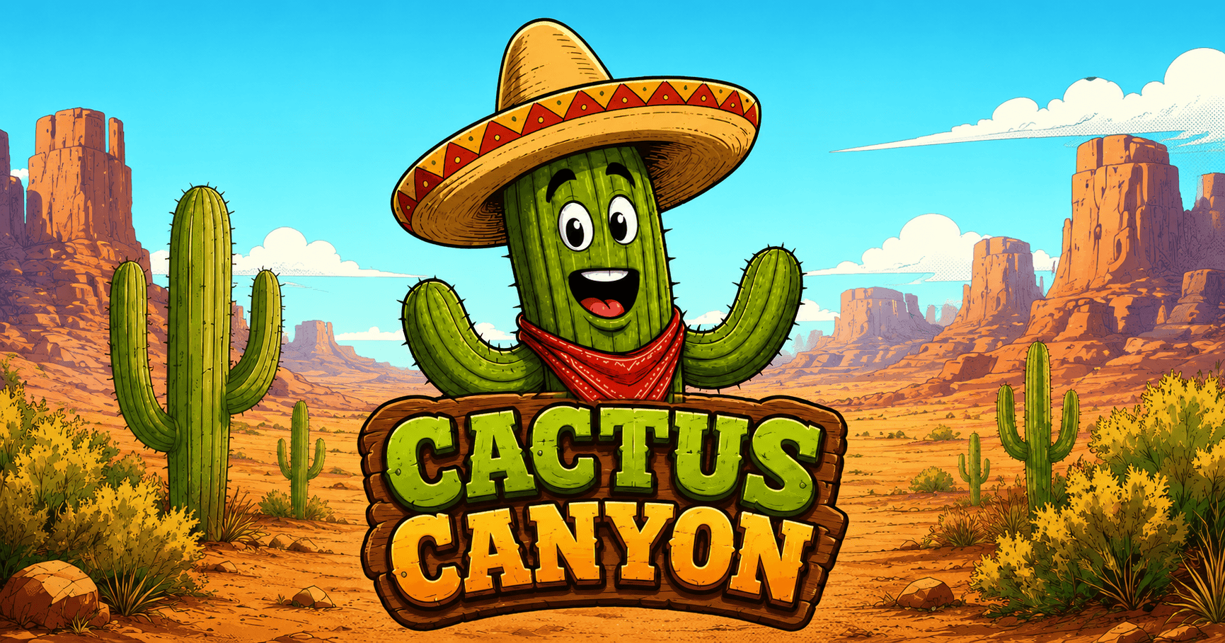 Cactus Canyon Slot Demo by Sensei Studios slot cover image