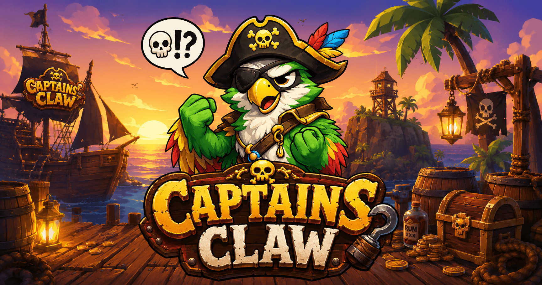 Captains Claw Slot Demo by Sensei Studios slot cover image