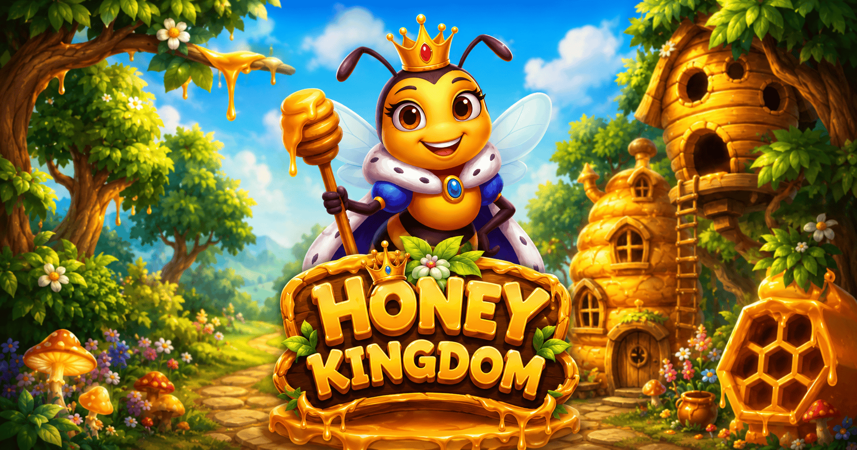 Honey Kingdom Slot Demo by Shadduction slot cover image
