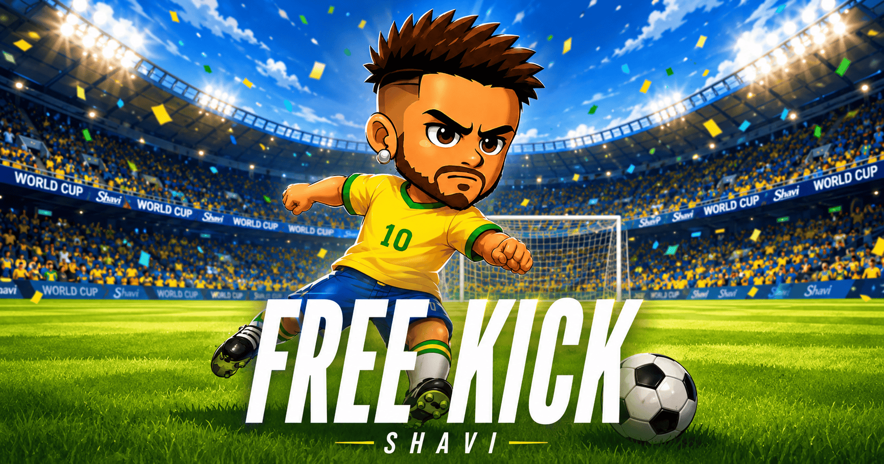 Free Kick Slot Demo by Shavi slot cover image