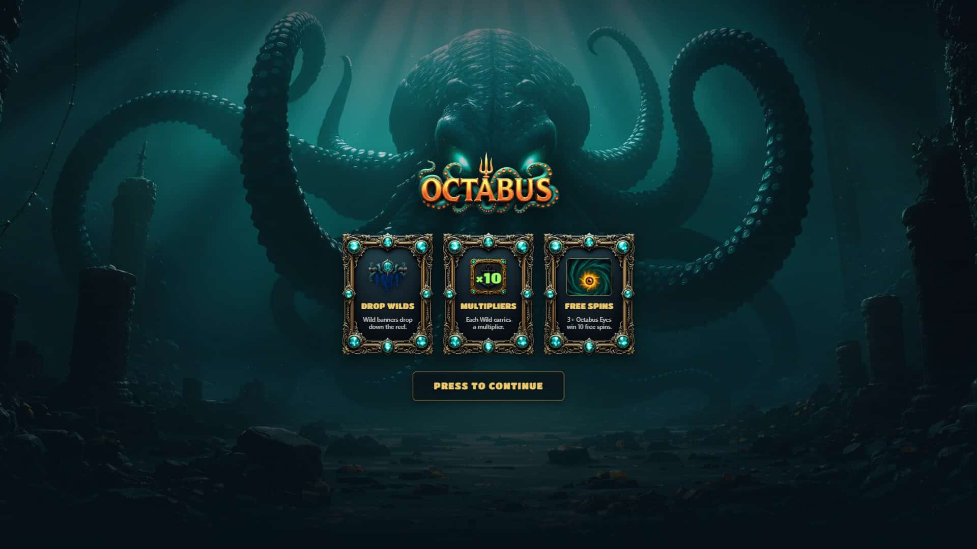 Octabus slot intro screen