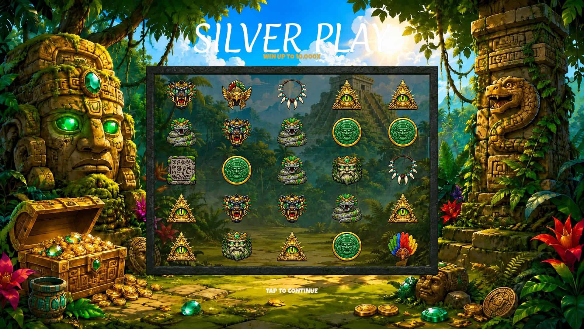 Jungle Lucky Rush slot intro screen