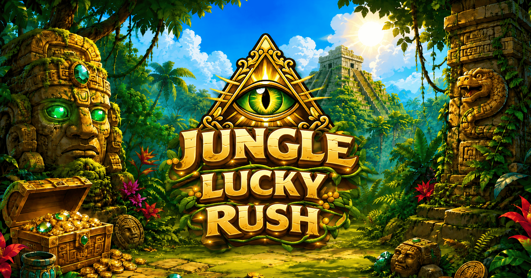 Jungle Lucky Rush Slot Demo by Silver Play slot cover image