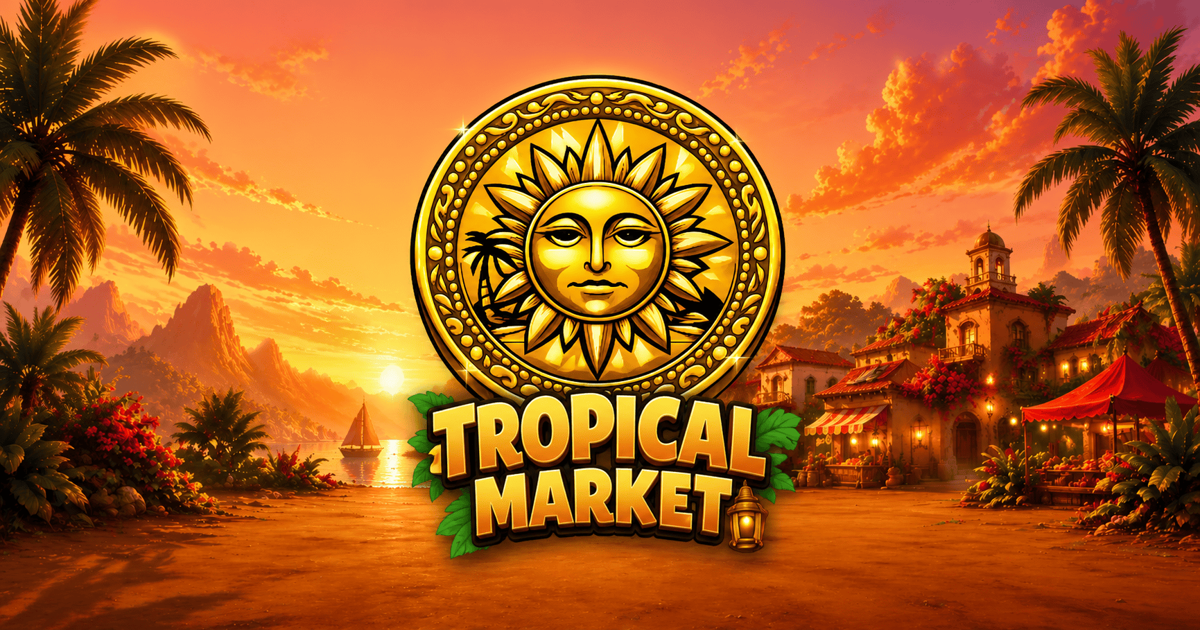 Tropical Market Slot Demo by Silver Play slot cover image