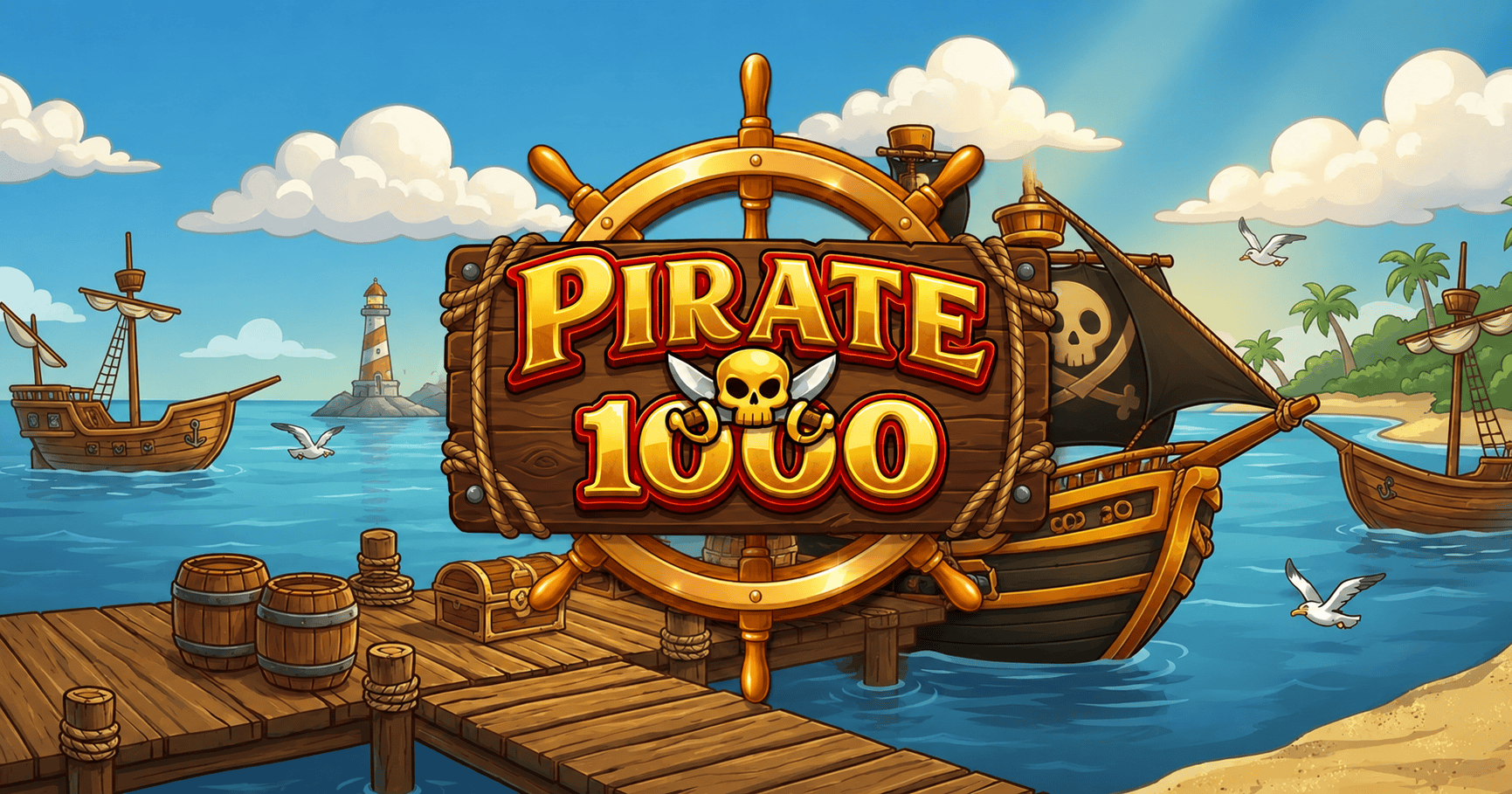 Pirate 1000 Slot Demo by Similar Games slot cover image
