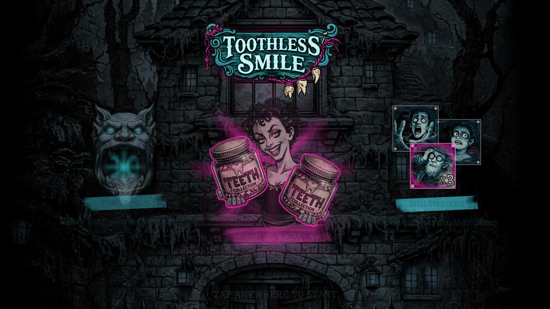 Toothless Smile slot intro screen