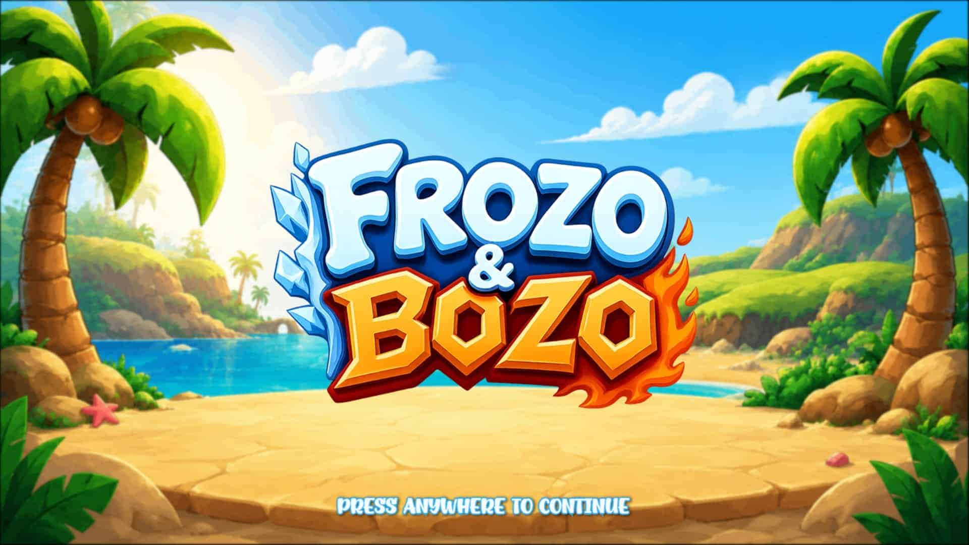 Frozo and Bozo slot intro screen