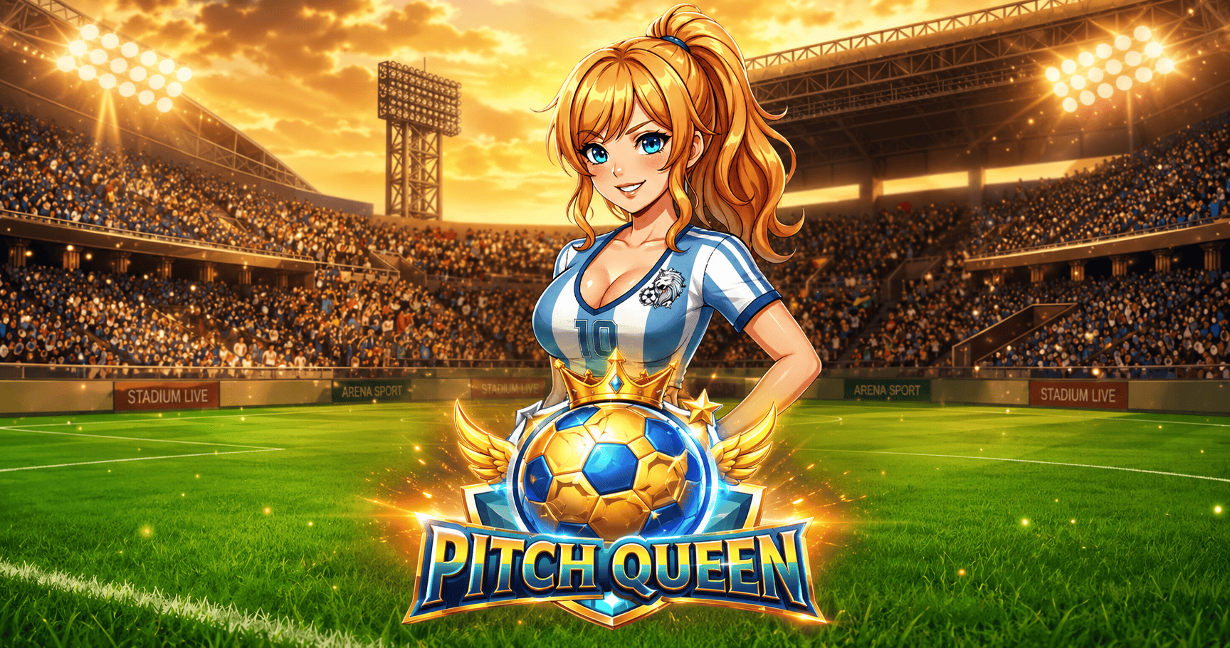 Pitch Queen Slot Demo by Spark Studios slot cover image