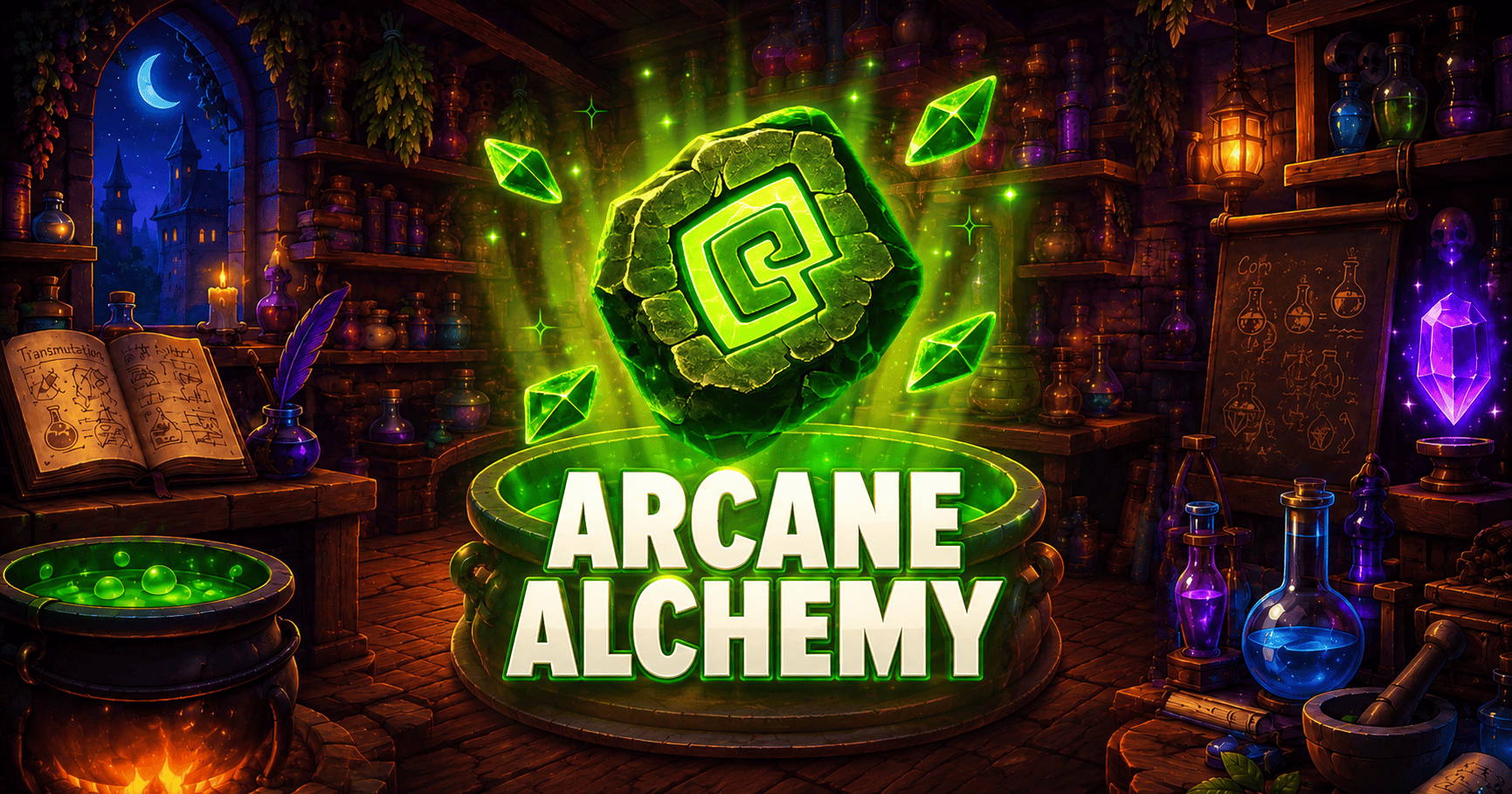 Arcane Alchemy Slot Demo by Spin Bakers slot cover image