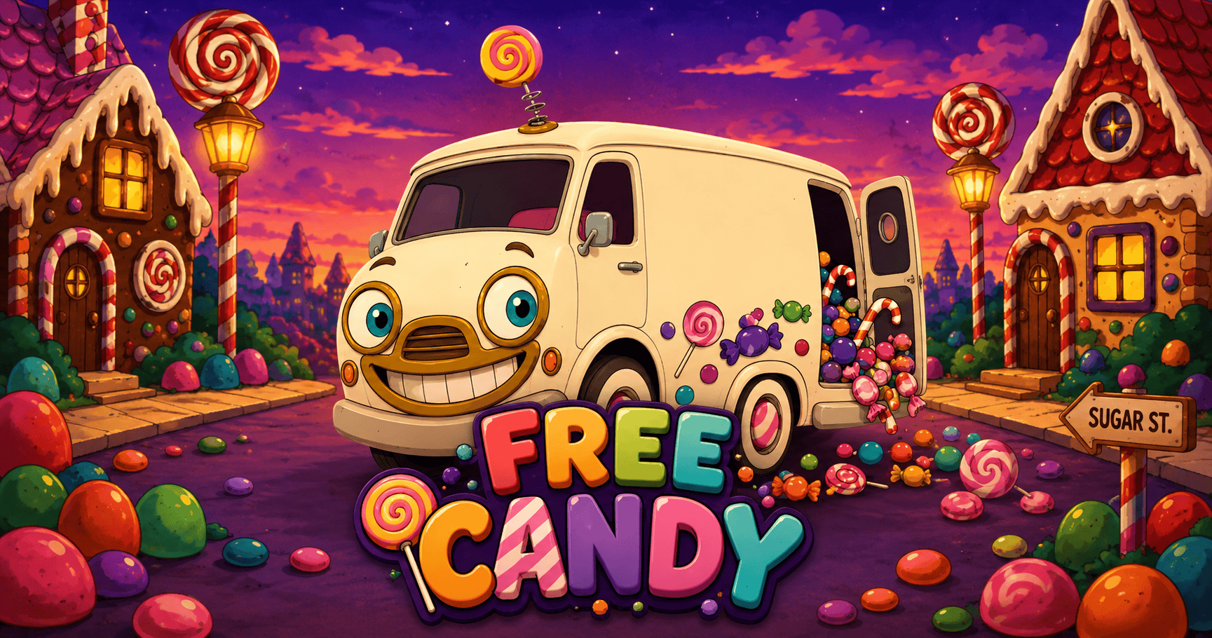 Free Candy Slot Demo by Spinforge Studios slot cover image