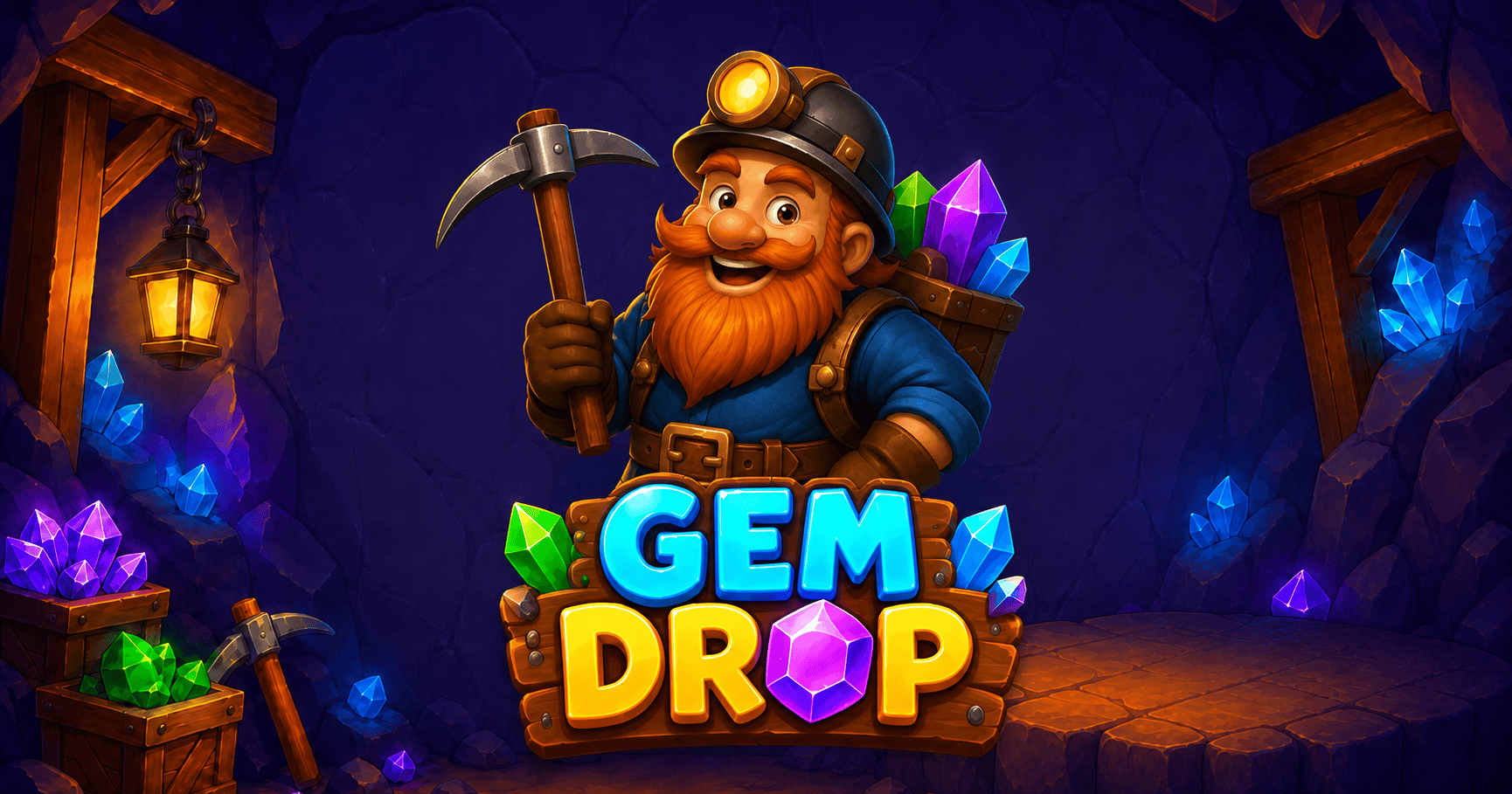Gem Drop Slot Demo by Spinforge Studios slot cover image