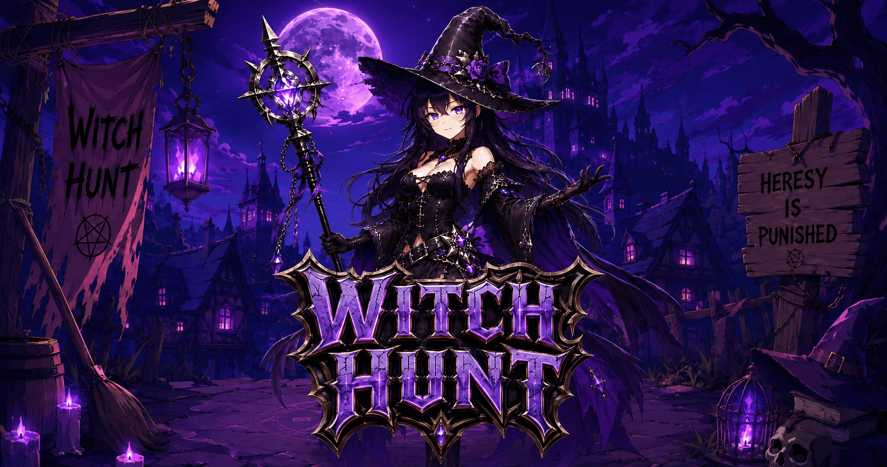 Witch Hunt Slot Demo by Spinforge Studios slot cover image