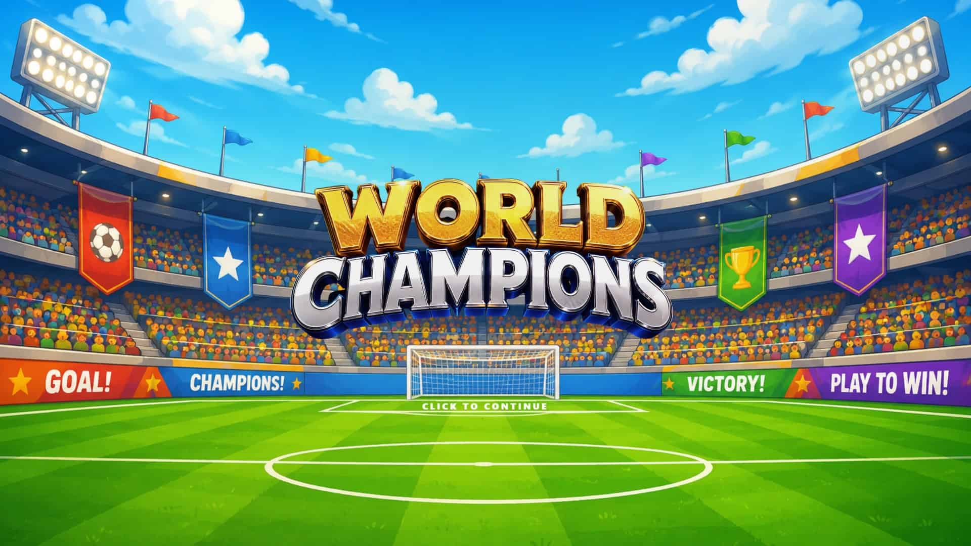 World Champions slot intro screen